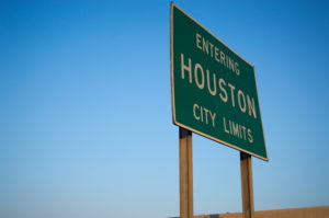 Entering Houston